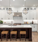 Jonathan Y Georgina 16" Crystal/Metal LED Chandelier Pendant