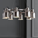 Jonathan Y Liam 26.5" 8-Light Metal LED Pendant Chandelier