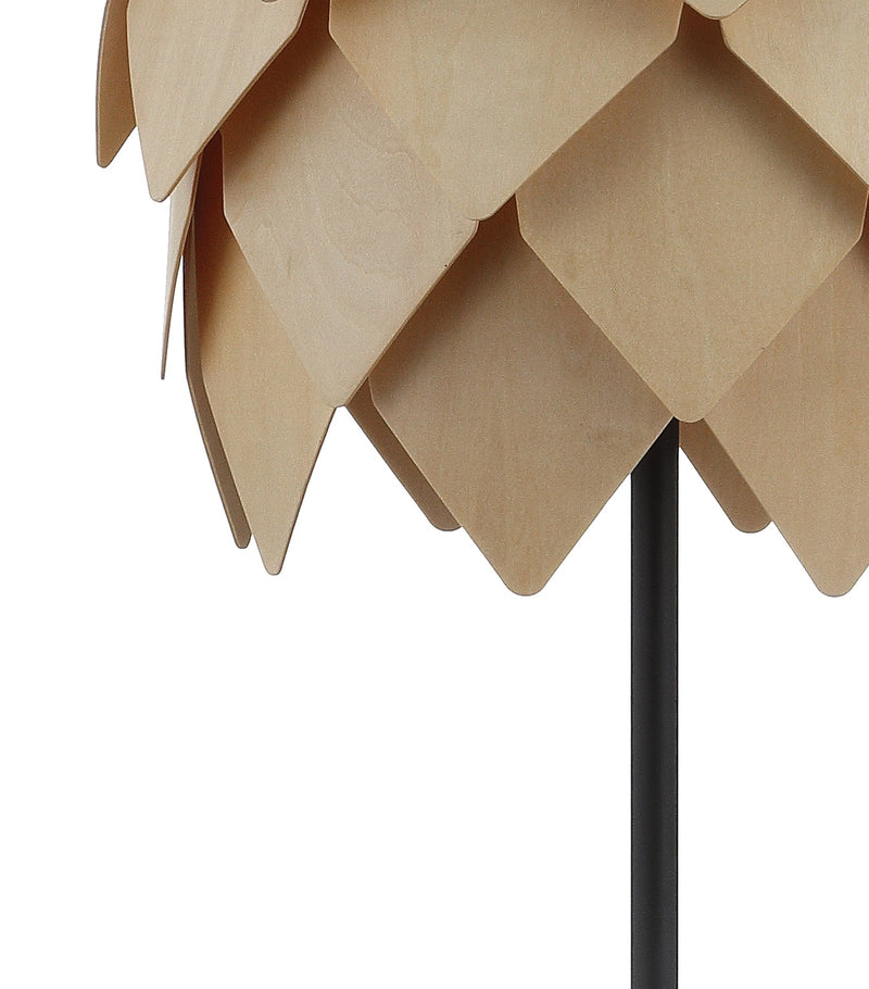 Jonathan Y Simon 20.5" Pinecone Wood/Metal LED Table Lamp