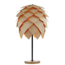 Jonathan Y Simon 20.5" Pinecone Wood/Metal LED Table Lamp