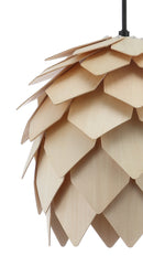 Jonathan Y Simon 11.75" Pinecone Wood LED Pendant