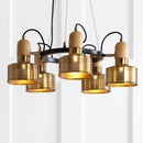 Jonathan Y Gallery 24" 5-Light Adjustable Spotlight Metal LED Pendant