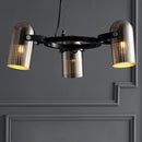 Jonathan Y Loki 22" 3-Light Adjustable Metal LED Pendant