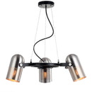 Jonathan Y Loki 22" 3-Light Adjustable Metal LED Pendant