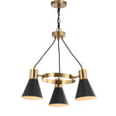 Jonathan Y Apollo 22" 3-Light Adjustable Modern Metal LED Task Pendant Lamp