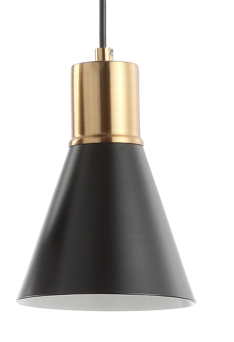 Jonathan Y Apollo 15" 3-Light Metal Cluster LED Pendant