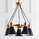 Jonathan Y Markle 22" 5-Light Metal LED Pendant