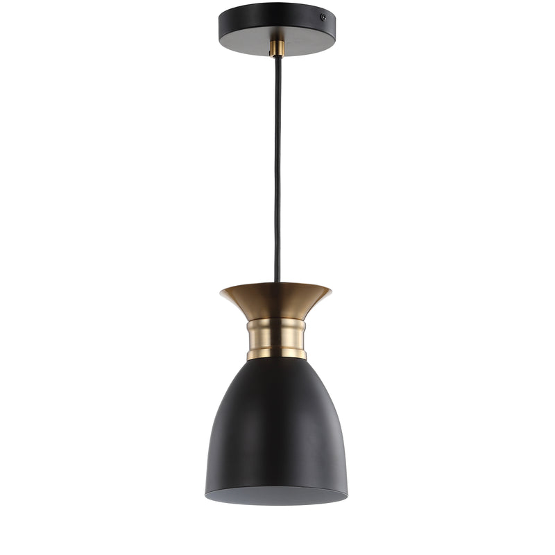 Jonathan Y Edison 5.75" Metal LED Pendant