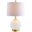 Jonathan Y Ilsa 22" Dotted Glass/Metal LED Table Lamp