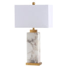 Jonathan Y Elizabeth 27.5" Alabaster LED Table Lamp