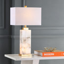 Jonathan Y Elizabeth 27.5" Alabaster LED Table Lamp