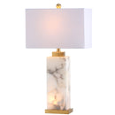Jonathan Y Elizabeth 27.5" Alabaster LED Table Lamp