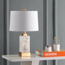 Jonathan Y Eloise 23" Alabaster/Metal LED Table Lamp