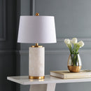 Jonathan Y Eliza 25.5" Alabaster LED Table Lamp