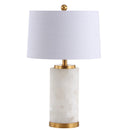 Jonathan Y Eliza 25.5" Alabaster LED Table Lamp