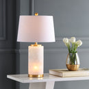 Jonathan Y Eliza 25.5" Alabaster LED Table Lamp