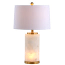 Jonathan Y Eliza 25.5" Alabaster LED Table Lamp