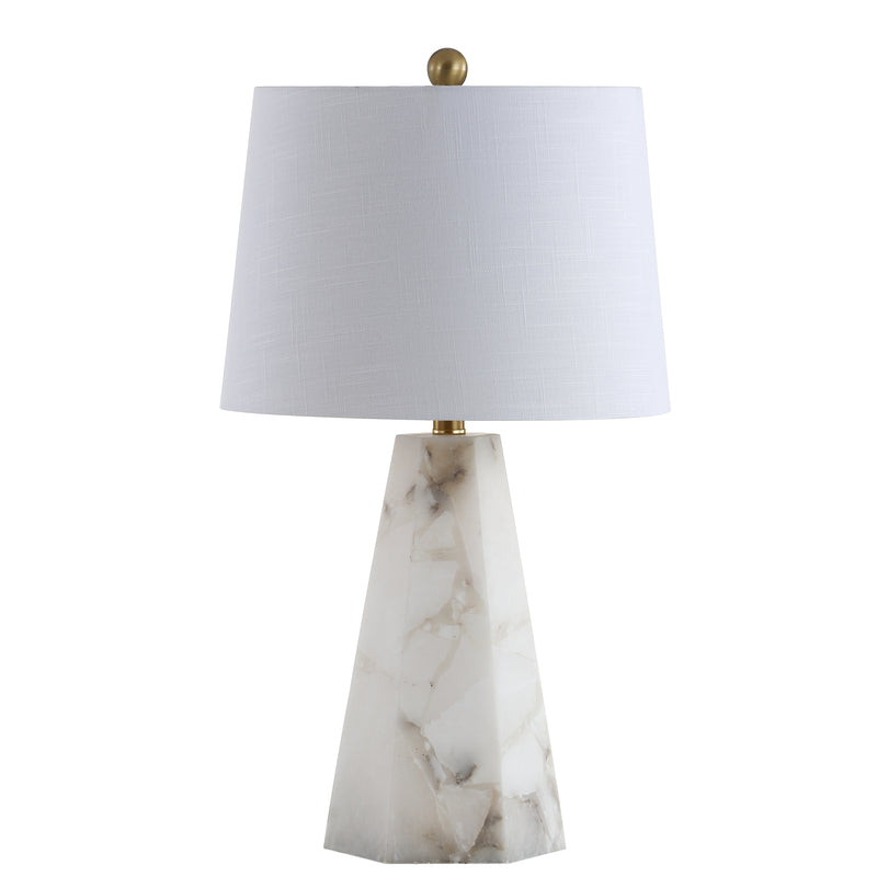 Jonathan Y Xio 25.5" Alabaster LED Table Lamp