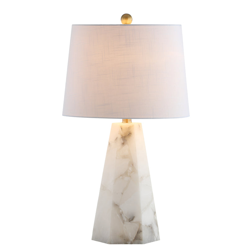 Jonathan Y Xio 25.5" Alabaster LED Table Lamp