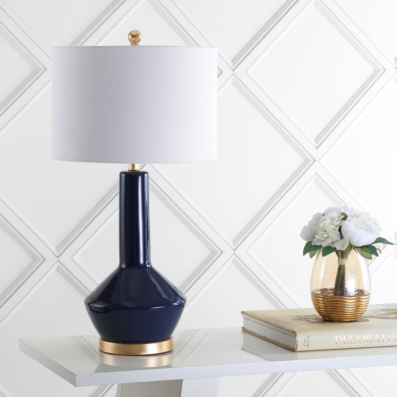 Jonathan Y Copenhagen 29" Ceramic/Metal LED Table Lamp