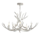 Jonathan Y Eldora 30" Adjustable Resin Antler 5-Light LED Chandelier