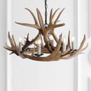 Jonathan Y Eldora 28.5" Adjustable Resin Antler 6-Light Chandelier