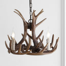 Jonathan Y Eldora 18" Adjustable Resin Antler 3-Light LED Chandelier