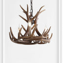 Jonathan Y Eldora 18" Adjustable Resin Antler 3-Light LED Chandelier