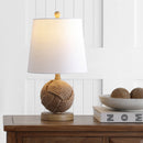 Jonathan Y Monkey Fist 18" Rope Ball LED Table Lamp