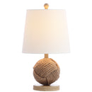 Jonathan Y Monkey Fist 18" Rope Ball LED Table Lamp
