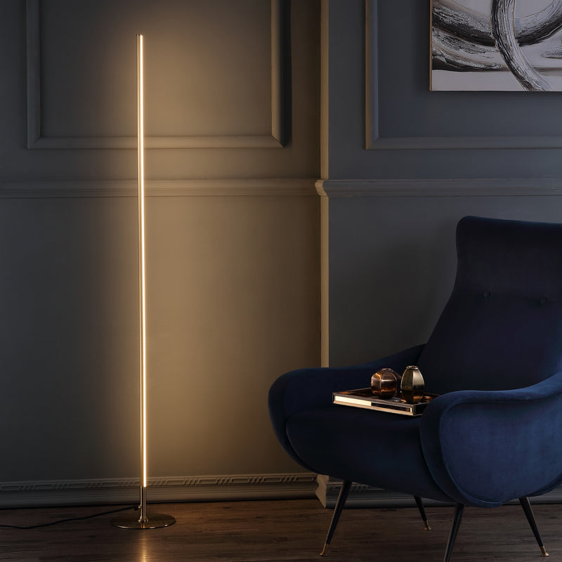 Jonathan Y Iris 59.5" LED Integrated Floor Lamp