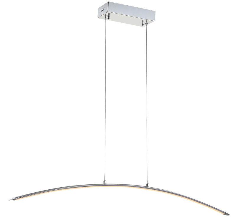 Jonathan Y Roxanna 41.5" Dimmable Adjustable Integrated LED Metal Linear Pendant