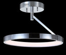 Jonathan Y Owen 17.5" Dimmable Integrated LED Metal Semi-Flush Mount