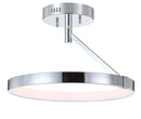 Jonathan Y Owen 17.5" Dimmable Integrated LED Metal Semi-Flush Mount