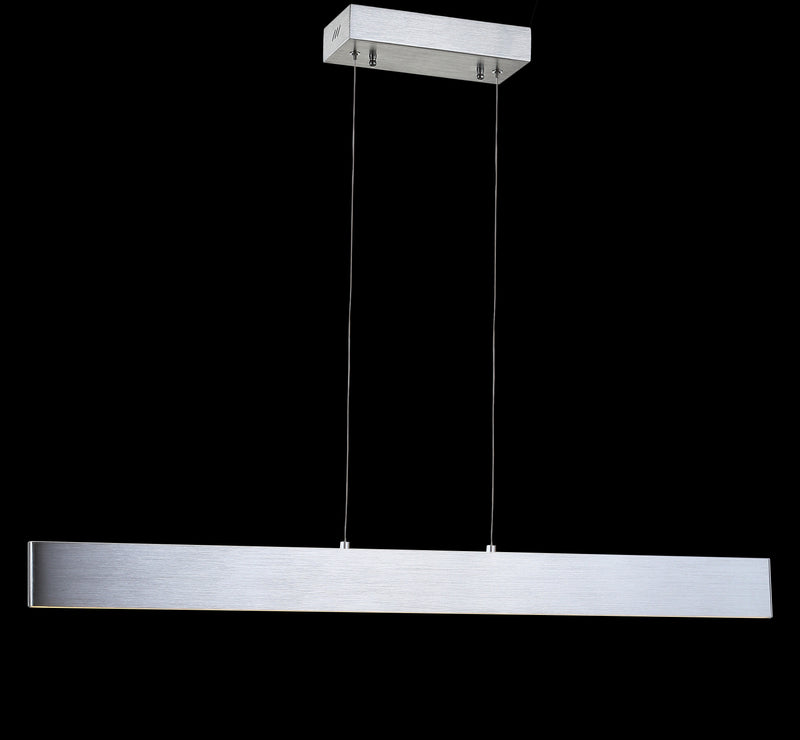 Jonathan Y Draper 40" Dimmable Adjustable Integrated LED Metal Linear Pendant