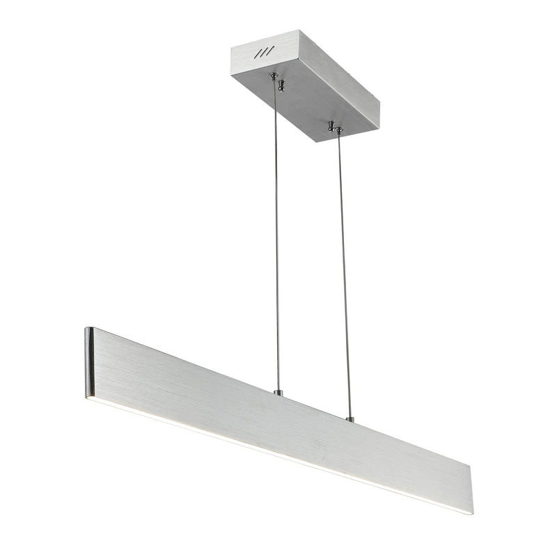 Jonathan Y Draper 40" Dimmable Adjustable Integrated LED Metal Linear Pendant