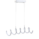 Jonathan Y Ali 31" Dimmable Adjustable Integrated LED Metal Linear Pendant