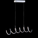 Jonathan Y Ali 31" Dimmable Adjustable Integrated LED Metal Linear Pendant