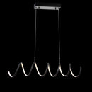 Jonathan Y Ali 31" Dimmable Adjustable Integrated LED Metal Linear Pendant