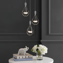 Jonathan Y Orion 11.5" Adjustable Modern Integrated 3-Light Cluster LED Metal Pendant
