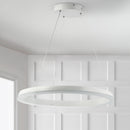 Jonathan Y Baxter 23.5" Integrated LED Metal Hoop Pendant