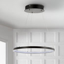 Jonathan Y Bradley 15.7" Round Integrated LED Metal Chandelier