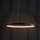 Jonathan Y Bradley 15.7" Round Integrated LED Metal Chandelier