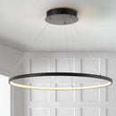 Jonathan Y Brice 23.7" Round Integrated LED Metal Chandelier