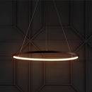 Jonathan Y Brice 23.7" Round Integrated LED Metal Chandelier