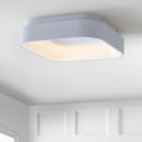 Jonathan Y Rafael 17.7" Integrated LED Metal Flush Mount Ceiling Light