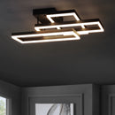 Jonathan Y Turing 28" Geometric Integrated LED Metal Flush Mount