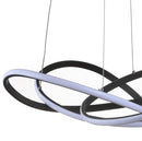 Jonathan Y Alexia 25" Abstract Integrated LED Metal Adjustable Pendant