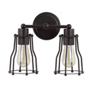 Jonathan Y Florence 12.5" 2-light Metal Vanity Light
