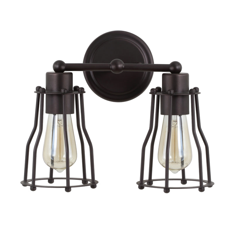 Jonathan Y Florence 12.5" 2-light Metal Vanity Light